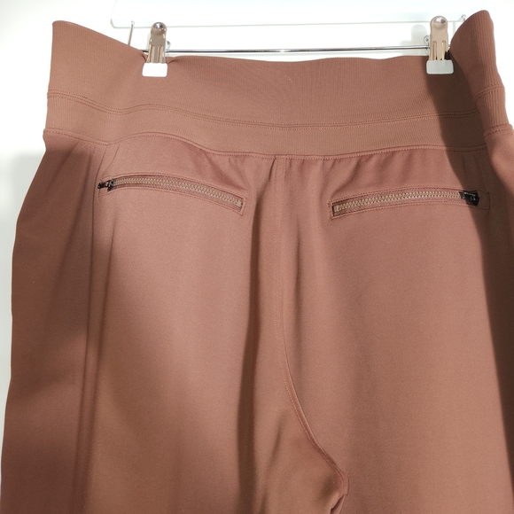 Athleta Venice Pant Brown Size XL Split Flare Pockets & Zip Pockets Wide Leg - Picture 9 of 16
